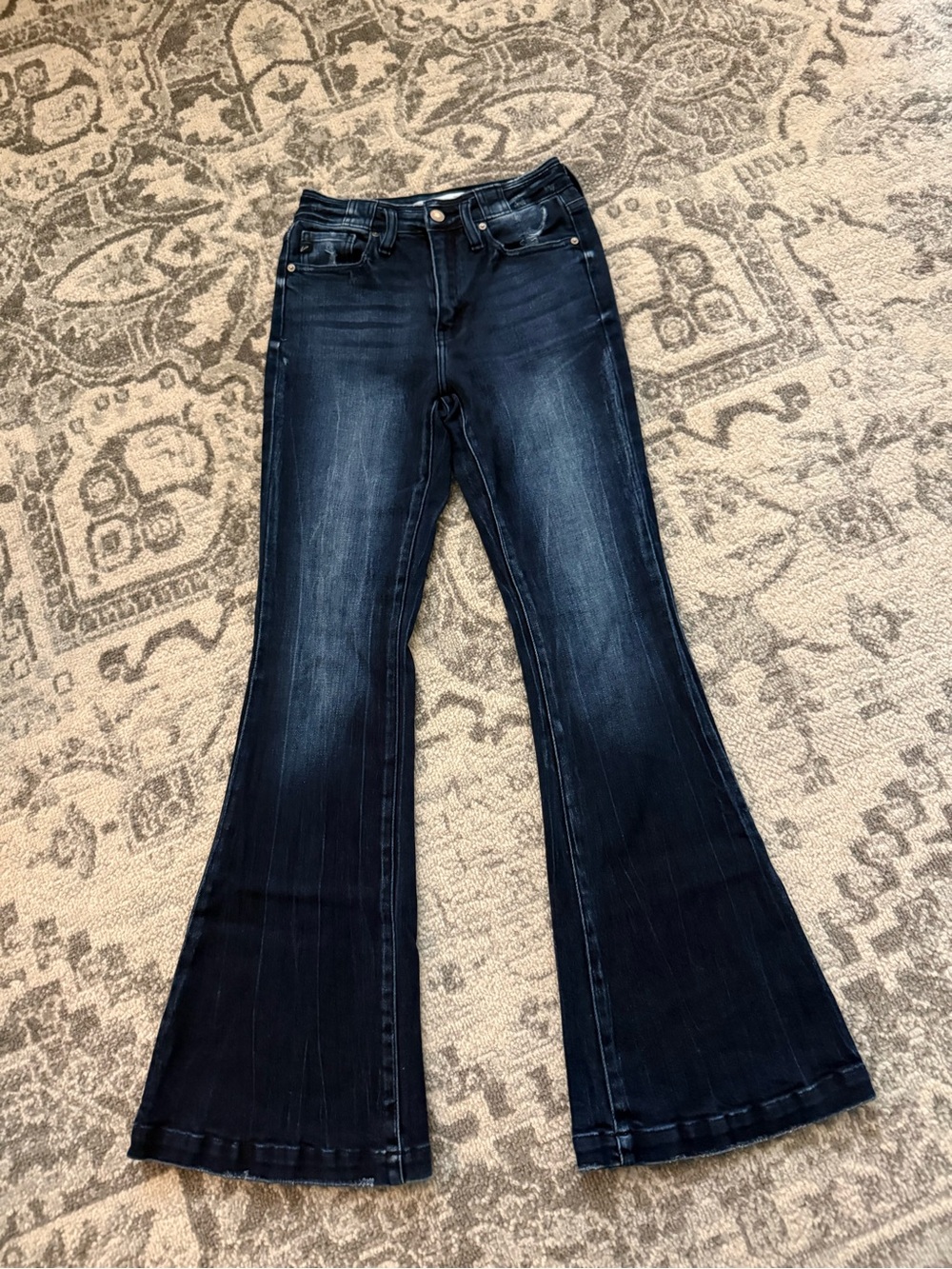 KanCan Dark Blue Flare Jeans